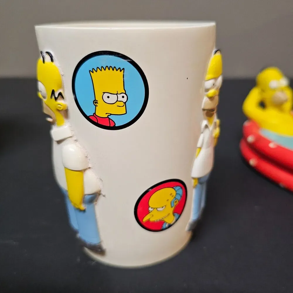 Simpsons 3-Piece Bathroom Accessory Set Toothbrush Holder Soap Dish Cup